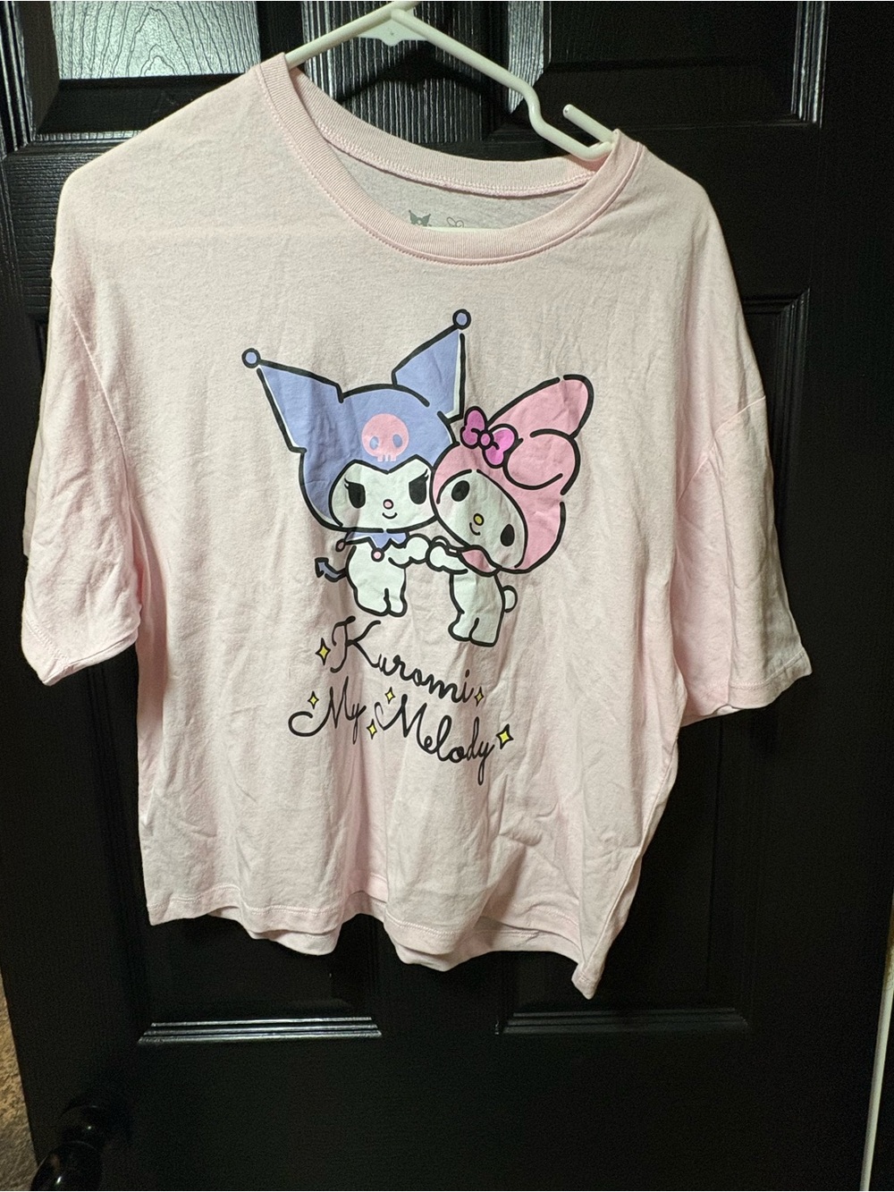 Sanrio Light Pink My Melody & Kuromi Graphic Tee
